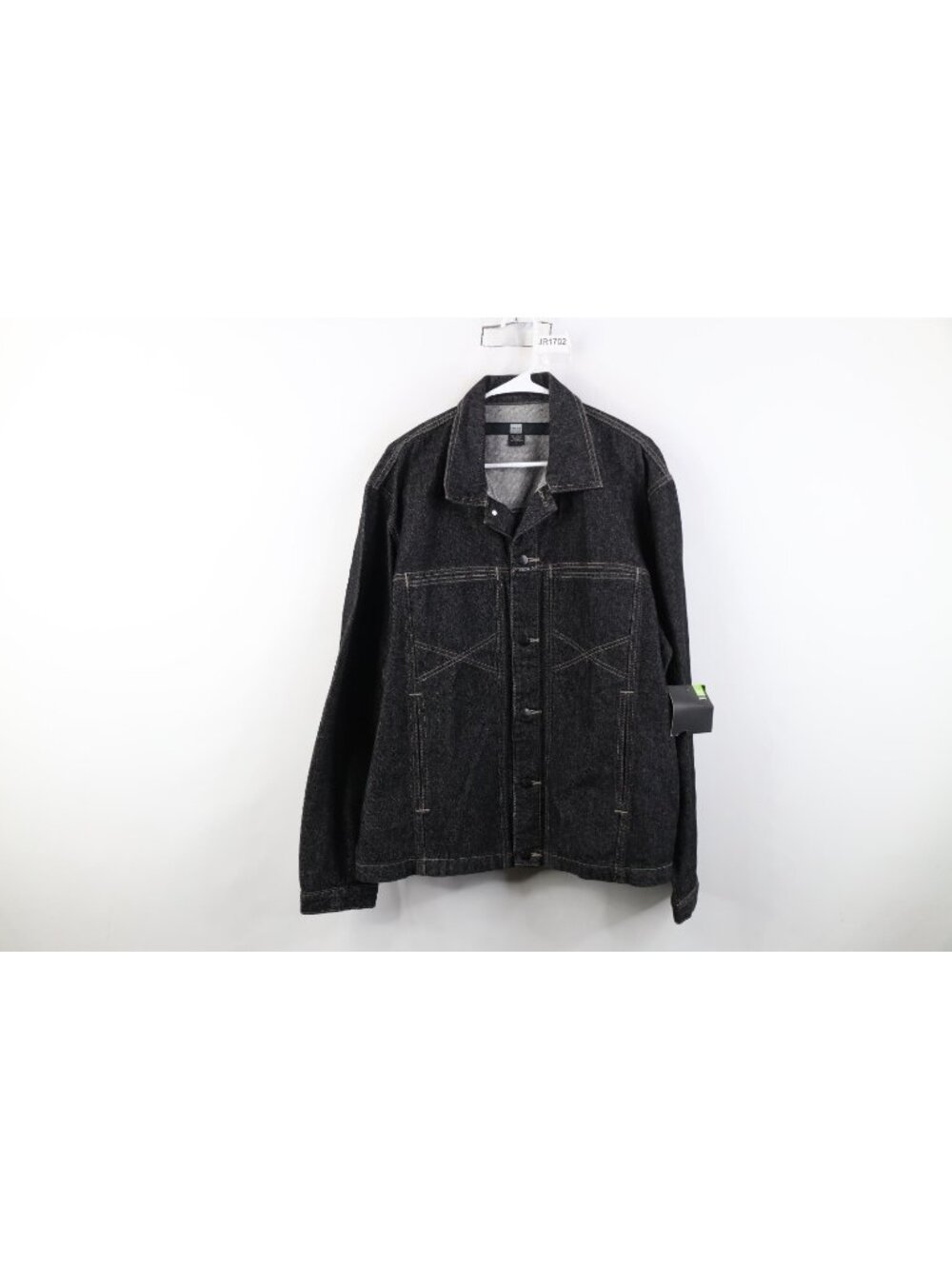 Deadstock Vtg 90s Marithe Francois Girbaud Mens L Chambray Denim Trucker Jacket